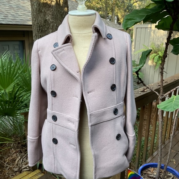 NWT J. Crew wool Stadium Cloth peacoat by Nello Gori - Picture 3 of 8